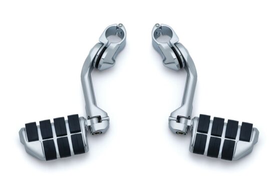 Kuryakyn Tour-Tech Cruise 6in Arm with Dually Pegs Chrome 1-1/4in Clamp