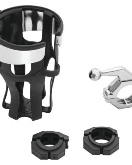 Universal Reflex Drink Holder With Bar Mount Chrome