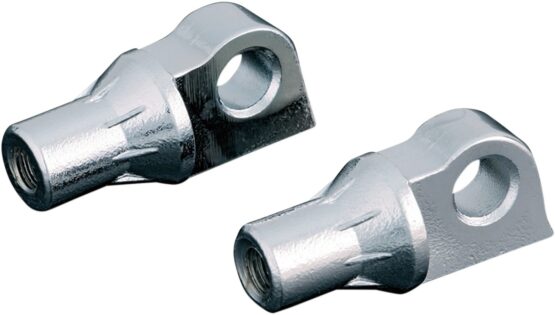 Kuryakyn Tapered Peg Adapter Chrome Serrated Male Mount 8880