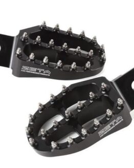 ZETA Aluminum Footpegs Black For Honda CRF1100L CRF450L CRF300L CRF250L