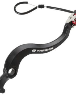 ZETA Trigger Brake Pedal Red For Suzuki DR-Z400S/SM 2000-2024