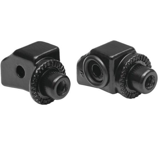 Kuryakyn Rear Footpeg Adapter Black 8938 for Twin Models
