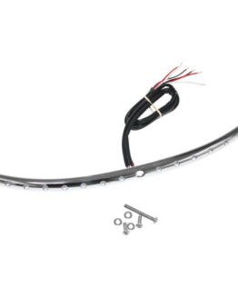 Windshield Trim With Turn Signals Chrome Accent Lighting