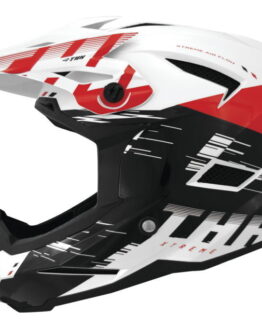 THH Helmets T-42 BMX Xtreme Helmet White/Red 2XL