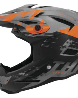 THH T-42 BMX Xtreme Helmet Grey/Orange Youth Large