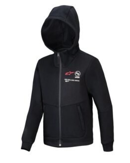 Youth Racer MX Fleece Hoodie Black - Medium