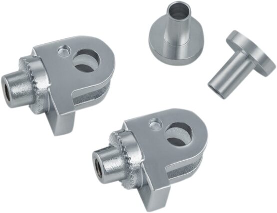 Kuryakyn Splined Peg Adaptor Chrome (Pair) Fits Triumph