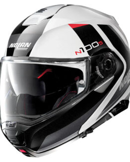 Nolan Helmets N100-5 Hilltop Modular Helmet Metal White/Black 3XL