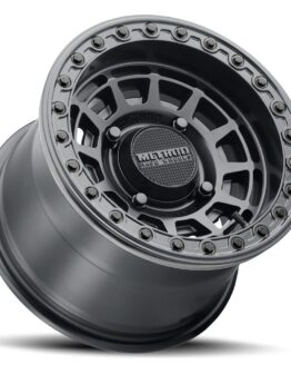 MR415 Beadlock 15x10 / 6+4/25mm / 4x136 / 106 CB MT Black Wheel - GL Black Ring