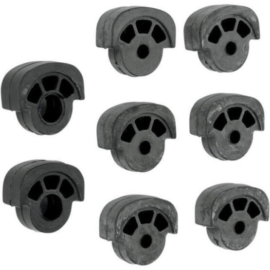 Kuryakyn ISO Large Peg Replacement Rubbers (8 Pcs)