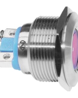 Letric Lighting Royal Flush Mnt Led 1in Stl/Red