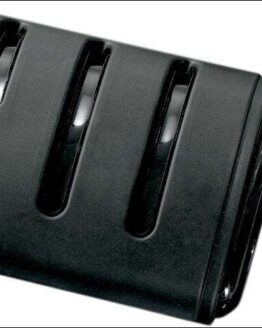 Kuryakyn Trident Dually Peg w/ Male Adapter Gloss Black Pair