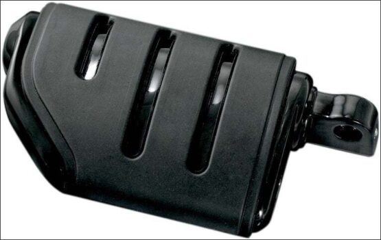 Kuryakyn Trident Dually Peg w/ Male Adapter Gloss Black Pair