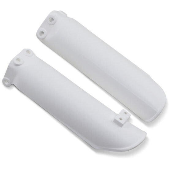 UFO Fork Slider Protectors White Fits KTM