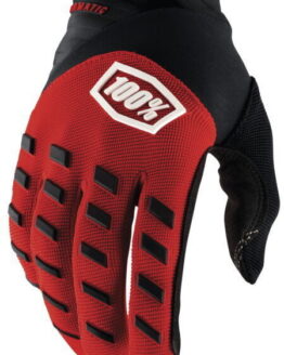100% Airmatic Men's Gloves Red/Black Large