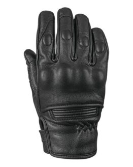 Throttle Body Leather Glove Black Womens - Medium