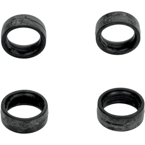 Kuryakyn ISO Shift Peg Replacement Rubbers Black (4 Pcs)