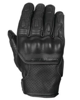 Twist of Fate Leather Gloves Black - Medium