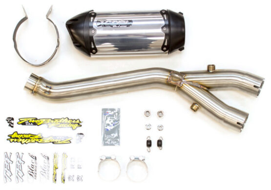 S1R "Black" 3/4 Slip On Exhaust - Aluminum