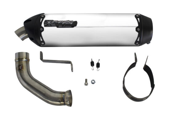 S1R "Black" Slip On Exhaust - Aluminum