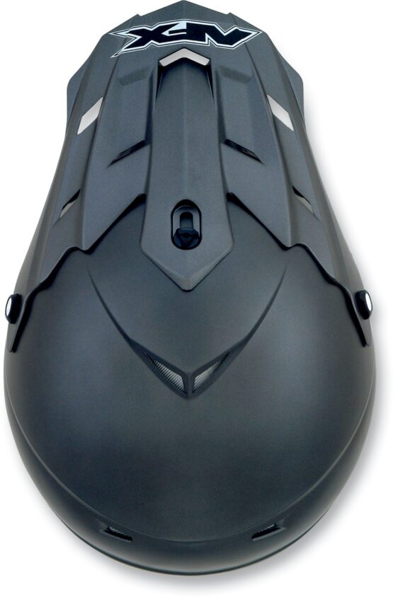FX-17 Full Face Offroad Helmet Matte Gray Large - Image 2