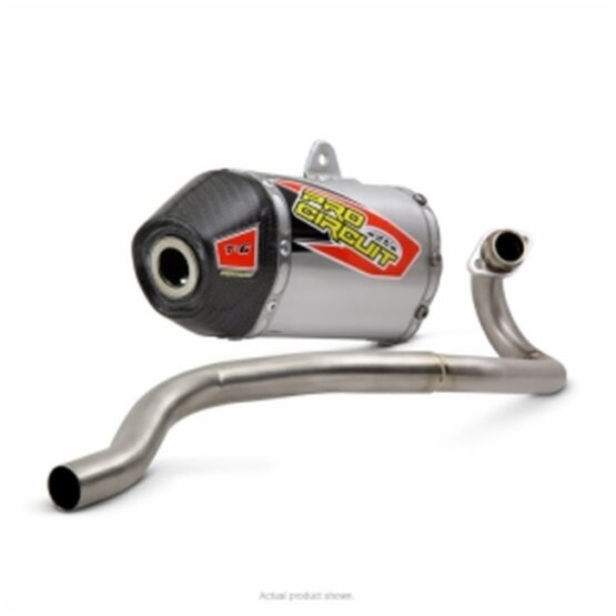 T-6 Stainless Full Exhaust w/ Carbon Fiber End Cap - Image 2