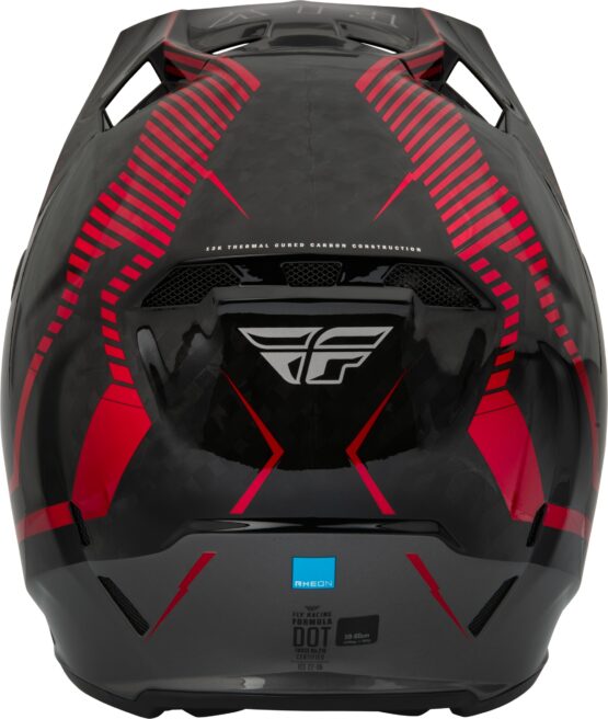 Fly Racing Formula Carbon Tracer Helmet Red/Black XS - Image 2