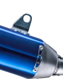 FMF Factory 4.1 RCT Titanium Slip-On Muffler Blue Honda CRF250R/RX 2025