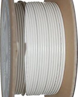 White 18 Gauge Color Match Primary Wire - 100' Spool