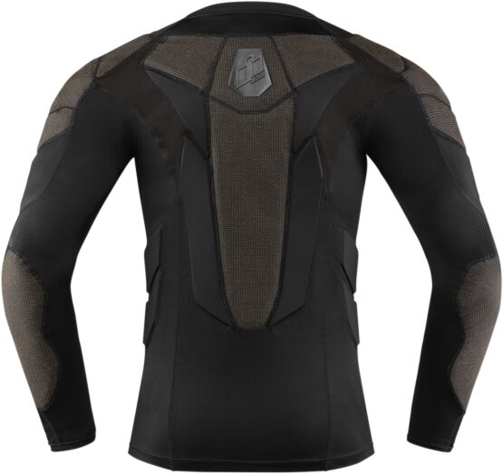 Long-Sleeve Compression Armor Shirt Black X-Large - Image 2