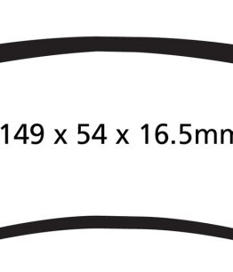 EBC Yellowstuff Rear Brake Pads Semi-Metallic DP41891R Fits 15+ Ford F150 2.7