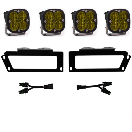 Baja Designs Fog Pocket Kit Amber Fits 09-12 Ram 2500/3500