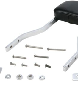 Chrome Short Square 14" Sissy Bar