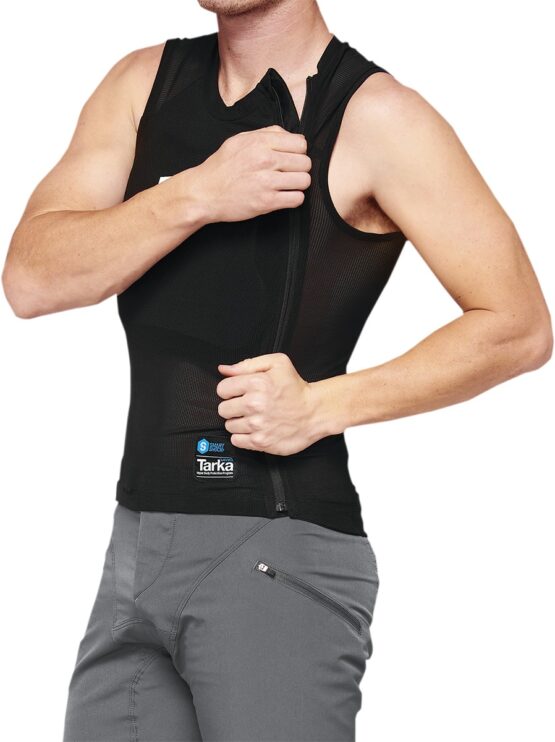 100% Tarka Body Armor Vest Black/White 2XL Unisex - Image 2