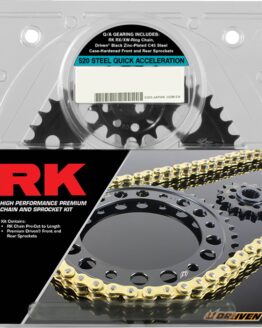 RK 520 Quick Acceleration Chain and Sprocket Kit Gold Suzuki SV650 99-13