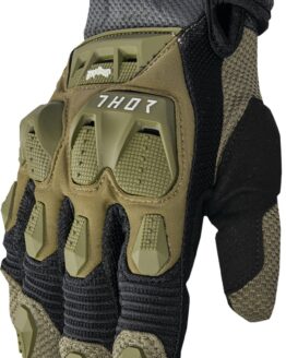 Thor Terrain Gloves Men's L Charcoal/Black/Army Green