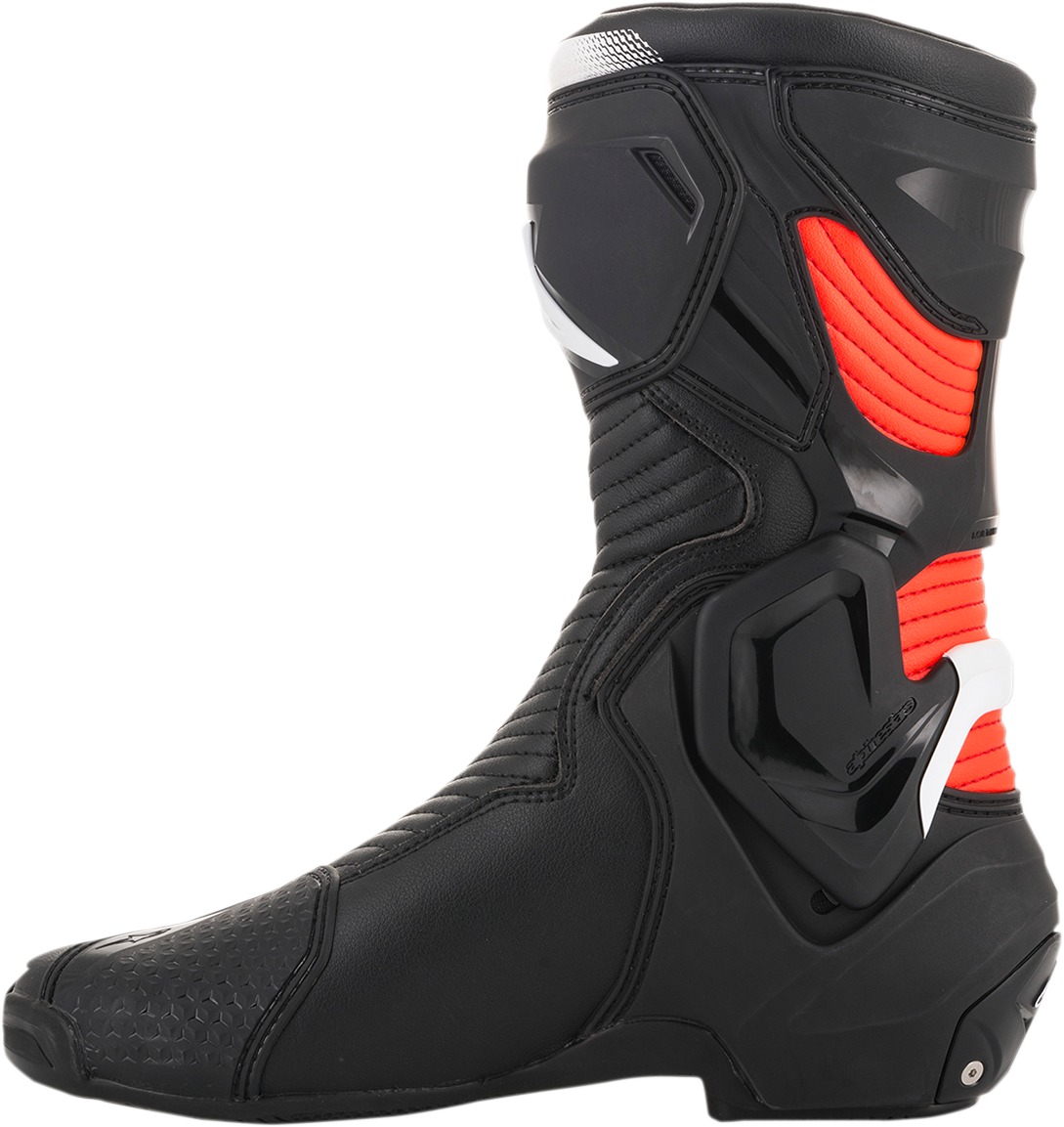 SMX Plus Street Riding Boots Black/Red/White US 11.5 - Image 3