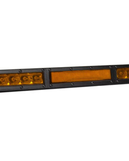 18 In LED Light Bar Single Row Straight - Amber Combo Each Stage Series
