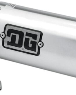 Universal Slip On "O" Series Exhaust Muffler - Oval w/ 1-1/2" Inlet