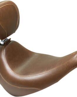 Tripper Smooth  Wide Brown Solo Seat w/Backrest