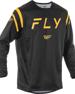 Fly Racing Kinetic Center Jersey Black/Gold XL Men's Offroad