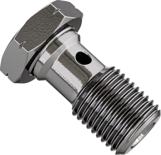 Goodridge Single Banjo Bolt M12x1.5 Stainless Steel Silver