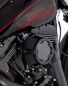 Arlen Ness Black Method Clear Sucker Air Cleaner Kit for Twin Cam