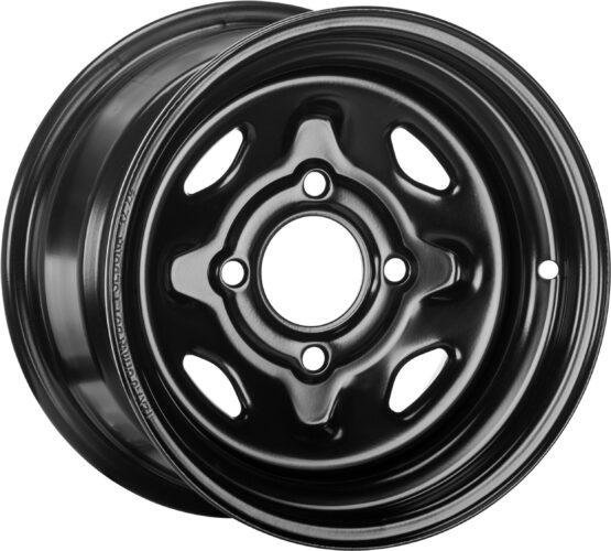 Sedona Steel Wheel 12x7 4/110 4+3 Black Front/Rear ATV/UTV