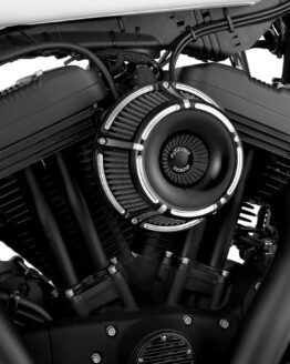 Slot Track Inverted Air Cleaner Kit Contrast Cut - Arlen Ness