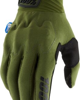 100% Cognito Smart Shock Gloves Army Green Men's Small