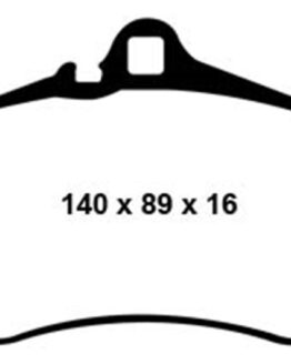 EBC Yellowstuff Front Brake Pads DP41515R Fits 03-05 Porsche 911/996 Carrera 4S