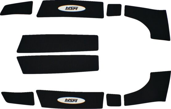 WSM Traction Mat Set Black For Yamaha WaveRunner XL800 XL1200 WaveVenture
