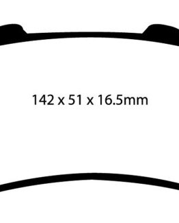 EBC Yellowstuff Rear Brake Pads DP41630R Fits 01-05 Cadillac Deville 4.6 HD