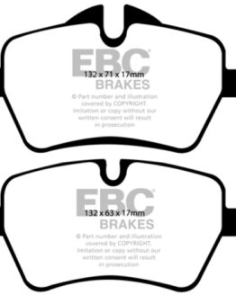 EBC Bluestuff NDX Front Brake Pads Semi-Metallic Fits 07-14 Mini Cooper S R56
